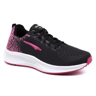 Imagem de Tênis de Caminhada e Academia Feminino Confortável Leve Esportivo Fitness (Preto, BR, Adulto, Numérico, 37)