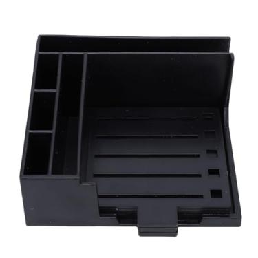 Imagem de Fabater Conjunto de Estêncil de Notas Adesivas, Suporte de Notas Adesivas Com 5 Estênceis, Blocos de 100 Folhas para Fazer Listas, Casa, Escritório, Dispensador de Adesivas Reutilizáveis (BLACK)