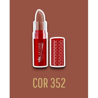 Imagem de Batom Cremoso Matte Rouge Max Love - Cor Intensa e Duradoura Cor:15073