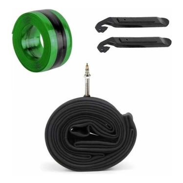 Imagem de Kit Câmara De Ar Bike Fita Antifuro Espátulas Pneu Aro 29 - Arisun, Pa