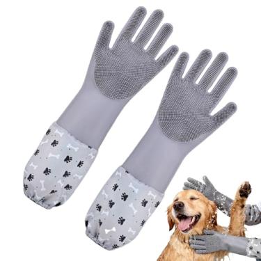 Imagem de de chuveiro para animais de estimação, de lavagem de xampu de silicone | Suprimentos de banho para animais de estimação | para banheiro, jardim, quintal, interior e exterior