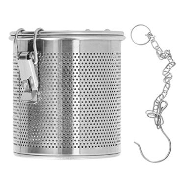 Imagem de Estink Peneira de Tempero Em Aço Inoxidável Infusor de Especiarias Filtro de Tempero Multiuso Infusor de Chá Com Malha Fina e Corrente para Pendurar para Cozinhar e Preparar Bebidas (0.solução)