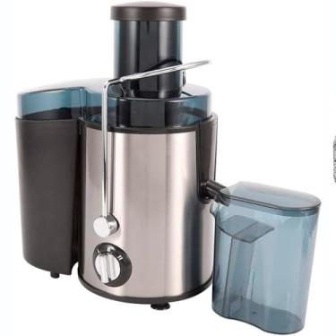 Imagem de Extrator de Frutas e Legumes, 1500W, Aço Inoxidável, 2 Velocidades, Jarra 500ml, Coletor de Polpa 1L, Livre de BPA