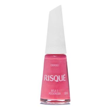 Imagem de Esmalte Risqué Rosa Cremoso Bela e Poderosa 8ml, 8ML, Rosa