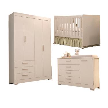 Imagem de Jogo De Quarto Para Bebe Zaki E Katatau Areia - Moveisaqui