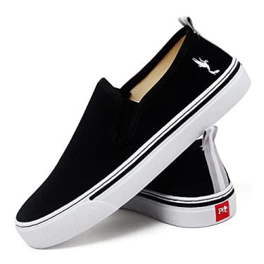 Imagem de Tênis Feminino Slip On Facil de Calçar Elastico Confortavel TENIS502, Polo Blu ORIGINAL (Preto, BR, Adulto, Numérico, 34)