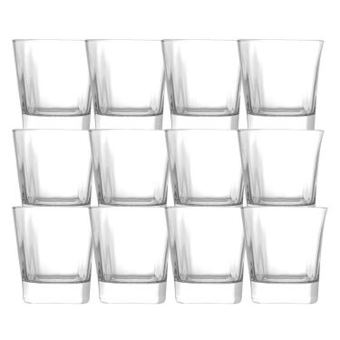 Imagem de Jogo 12 Copos De Whisky Baixo Em Cristal Bebidas 315ml Transparente Wolff