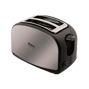 Imagem de Torradeira French Toast Philco com 8 Níveis de Tostagem - Inox/Preto Preto / 110