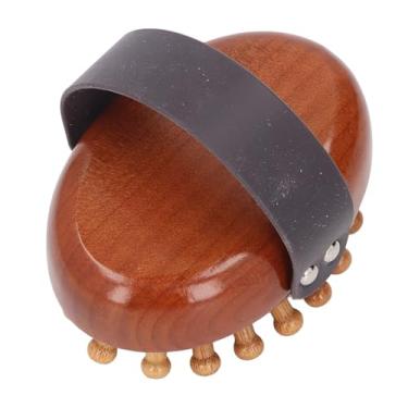 Imagem de Yinhing Escova Com Design Ergonômico Massageador Portátil de Madeira Escova Corporal Versátil para Uso Doméstico para Relaxamento, Spa e Alívio, Ideal para Homens e Mulheres