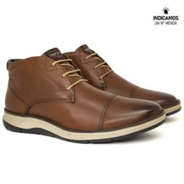 Imagem de Bota Casual Ferracini 24h Fluence Couro Legítimo com Cadarço Palmilha Macia Confortável 5542-559-Masculino
