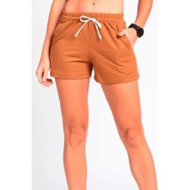 Imagem de Short Moletom Runner Caramelo-Feminino