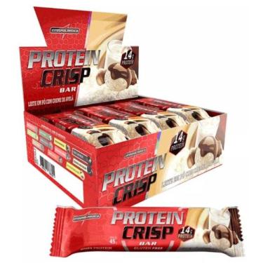 Imagem de Crisp bar barra de proteína sabor leite ninho c/ avelã display c/ 12 u