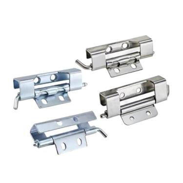 Imagem de Dobradiças soldadas destacáveis ocultas galvanizadas a ferro para máquinas industriais 1 peça (SUS304 Altura 33,5 mm)