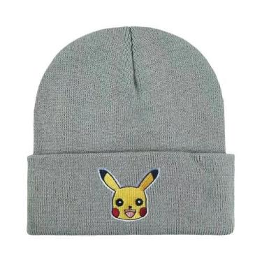 Imagem de Gorro De Inverno Unissex De Algodão Com Bordado De Personagens Pokémon