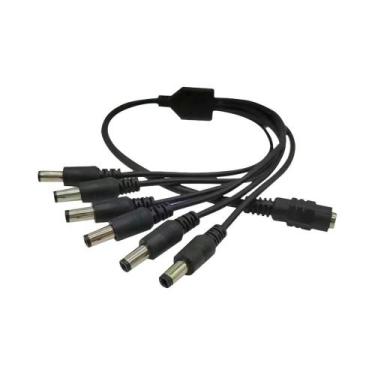 Imagem de Cabo Divisor De Energia 5.5mm 2.1mm Adaptador 5V 12V Para Luzes De LED