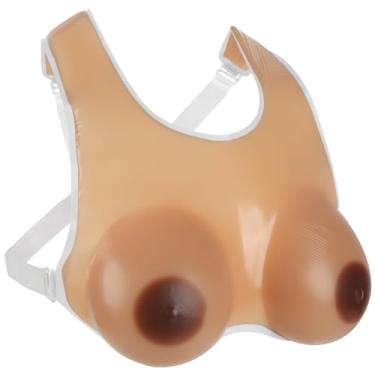 Imagem de Vollence Cinta em silicone forma seios falsos para mastectomia prótese crossdresser cosplay - Nude, Bronzeador, F