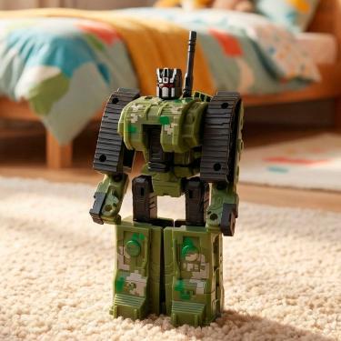 Imagem de Brinquedo Robô Guerreiro Boneco Herói Militar Com Acessórios