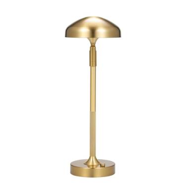 Imagem de Lâmpada de Mesa Metal LED Criativa Vintage Luz Livro Cabeceira Leitura Estudo Proteção para os Olhos Noturna USB