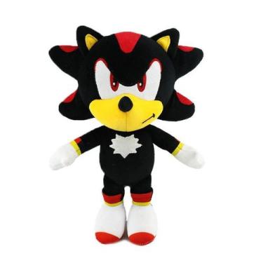 Imagem de Brinquedo de boneca de pelúcia Black Sonic 25-35 cm Soft Hedgehog Plus