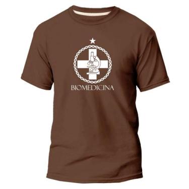 Imagem de Camiseta Algodão Premium Estampa Dtf Faculdade Biomedicina - Pavesi, M