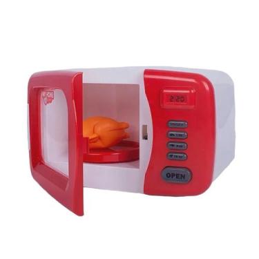 Imagem de Brinquedo Micro-Ondas Com Luz E Som Faz De Conta - Toys & Toys, Branco