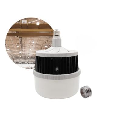 Imagem de Lâmpada LED Bulbo Alta Potência 80w 100w 150w 200w Bivolt 110v 220v Branco Frio Soquete E27 E40 (100w)