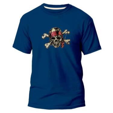 Imagem de  Camiseta Basica Algodão Premium Estampa Digital Pirata Rei - Pavesi, 