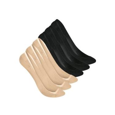 Imagem de Kit 6 Pares de Sapatilhas Selene 7340-003 Colorido, Bege