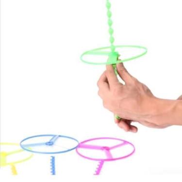 Imagem de Kit 20 Hélice Brinquedos Helicóptero Voador Girocóptero