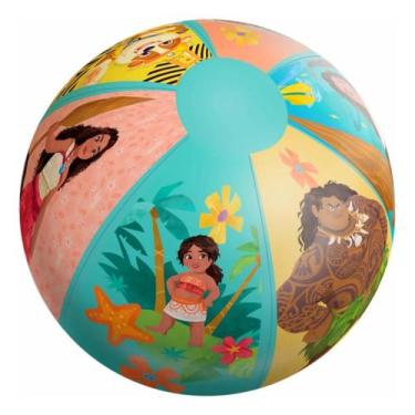 Imagem de Bola Inflável Moana para Criança Piscina e Praia Diversão - Etitoys