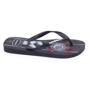 Imagem de Chinelo Havaianas Time Corinthians com selo de originalidade-Unissex