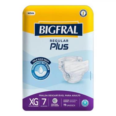 Imagem de Fralda geriiatrica bigfral regular plus xg 7un