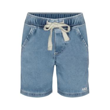 Imagem de Bermuda Infantil Menino Jeans Azul Alakazoo-Masculino