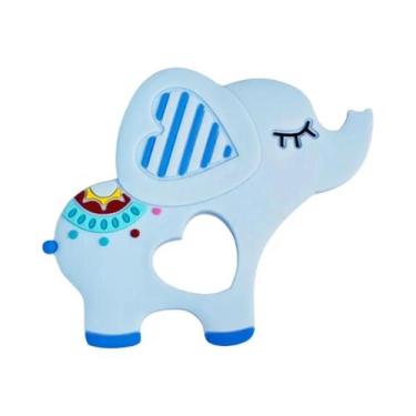 Imagem de Mordedor De Silicone Dinossauro Para Recém-Nascidos, Brinquedo Seguro 