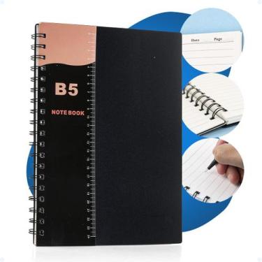 Imagem de Caderno Executivo B5 De Capa Mole Impermeável Argolas Wire-o - Hxt