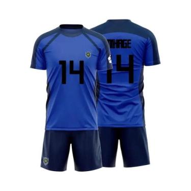Imagem de Camiseta De Manga Curta Com Estampa De Futebol Futsal Anime Blue Lock 