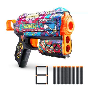 Imagem de Lançador de Dardos X-Shot - Skins Flux Sonic - Robotnik