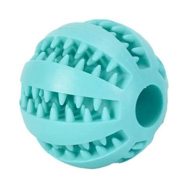 Imagem de Bola De Borracha Interativa Para Cães, Brinquedo Para Filhotes, Limpez