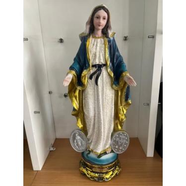 Imagem de Imagem Nossa Senhora das Graças com Medalha 60 cm em Resina Importada