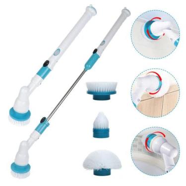 Imagem de Escova Elétrica Turbo Scrub, Limpeza De Rotação Automática, Carregamen
