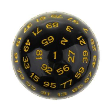 Imagem de Conjunto De Dados Poliédricos De 100 Lados, Acrílico D100 Com Bolsa Pa