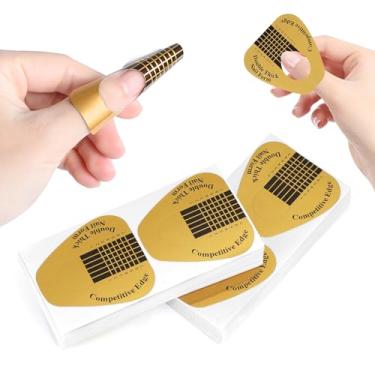 Imagem de Yokilly Formas de unhas para acrílico, guia de pontas de poligel, gel Builder – 200 peças de rolo com números marcados para adesivos antigos de salão de beleza, arte de unhas DIY