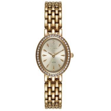 Imagem de Relógio Seculus Feminino Dourado Oval Clássico Pequeno Aço com Data 23745LPSVDS1