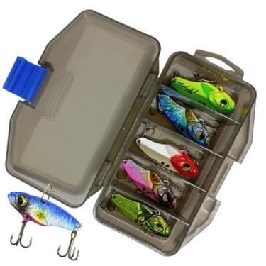 Imagem de Isca Artificial Pesca Peixe Pescaria Garateia Robalo Lambari Tucunare 