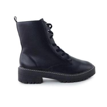 Imagem de Bota Feminina Bebecê CB Coturno Preta - T2422-235-Feminino