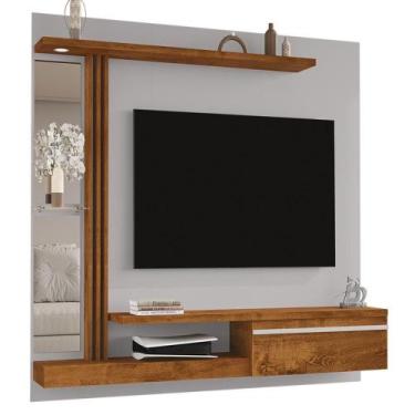Imagem de Painel Suspenso Tv 55 Pol 160 Cm Denver Off White Naturalle Bechara - 