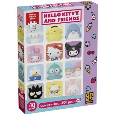 Imagem de Mini Quebra-cabeça 500 peças Hello Kitty e Amigos