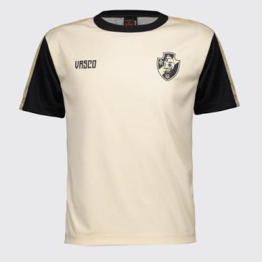 Imagem de Camisa Vasco Estouro Infantil Bege - Braziline, 8 ANOS