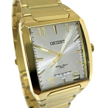 Imagem de Relógio Orient Masculino Analógico Dourado Quadrado GGSS1007 S2KX