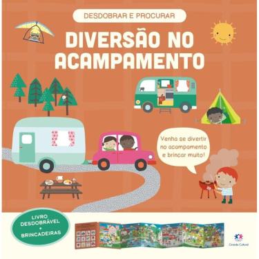 Imagem de Diversão no acampamento - Livro desdobrável brincadeiras